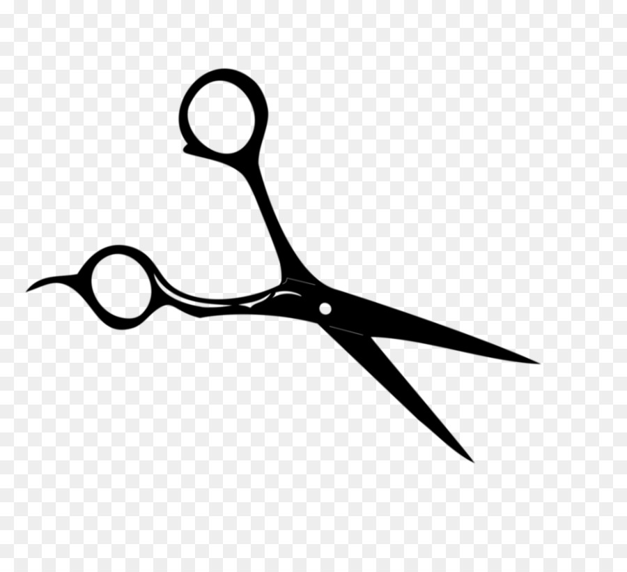Shears clipart. Comb hair cutting scissors