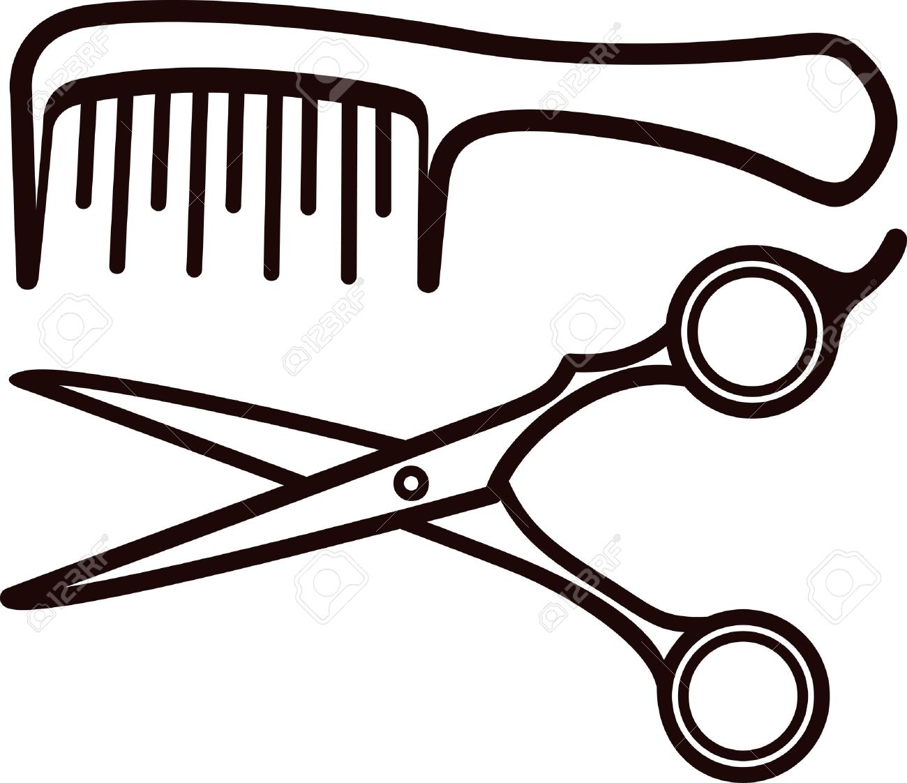 Shears Clipart Men S Salon Shears Men S Salon Transparent Free