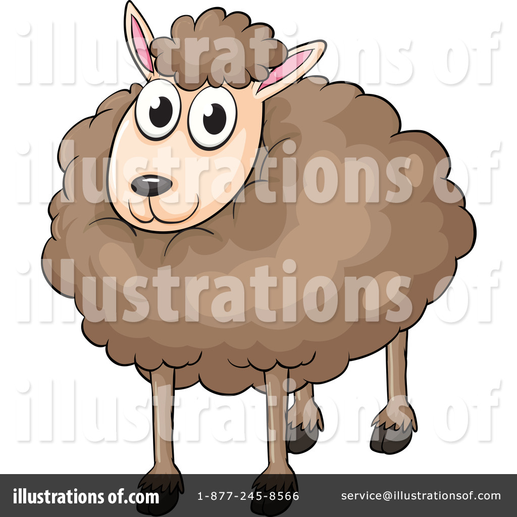sheep clipart brown sheep