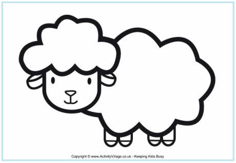 sheep clipart colour