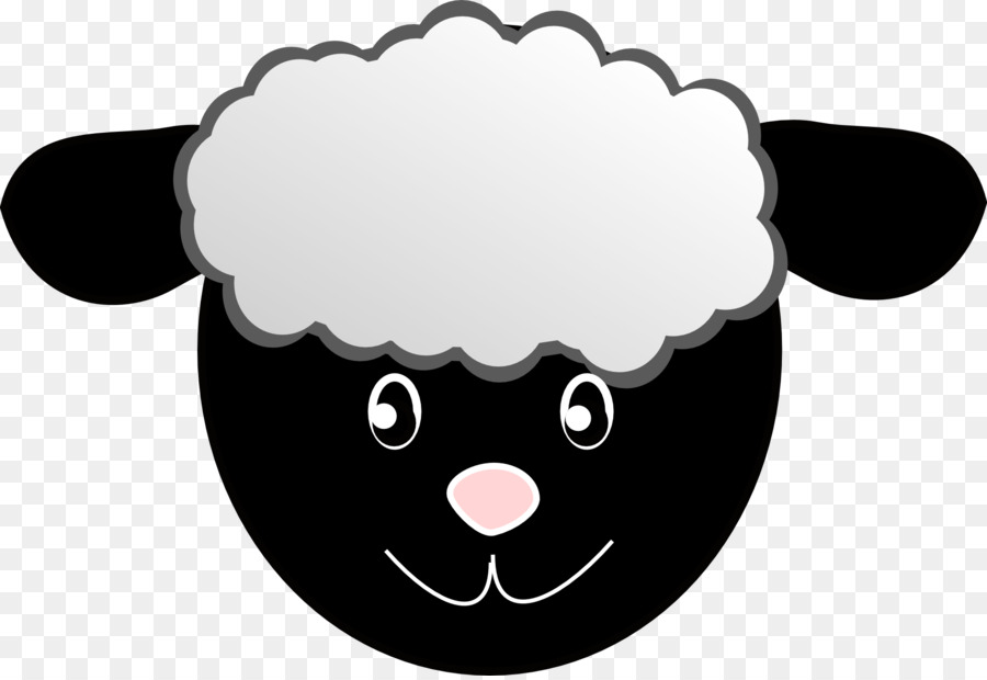 Sheep clipart face. Cartoon white transparent clip