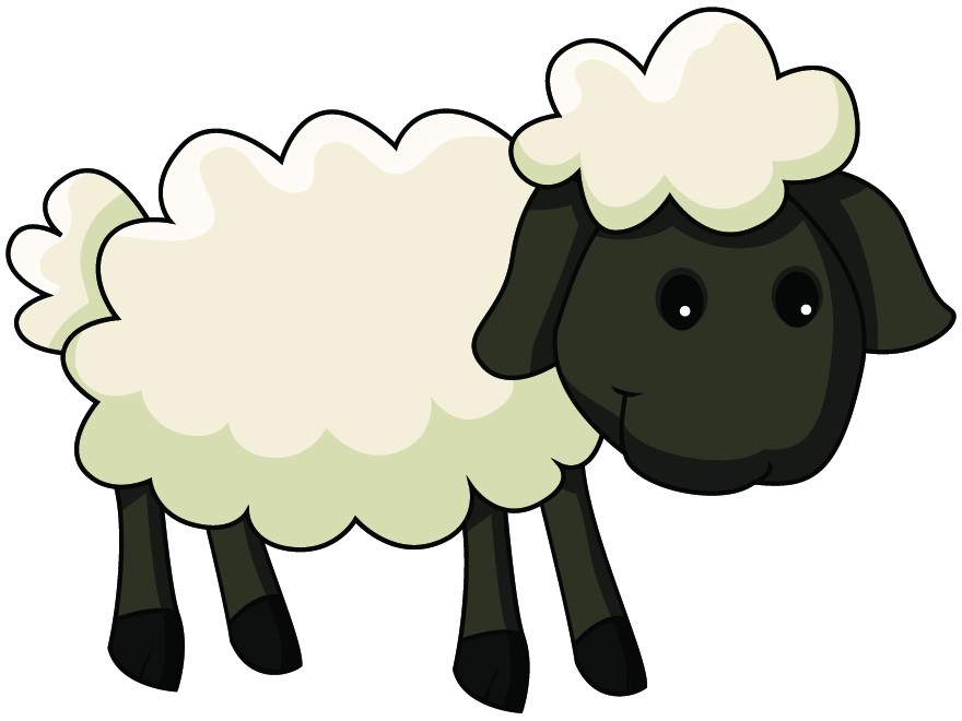 Sheep clipart female sheep. Free lamb cartoon images