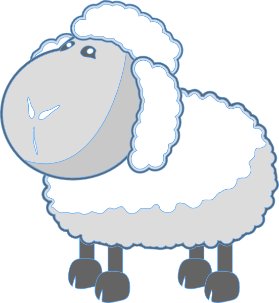 sheep clipart foot