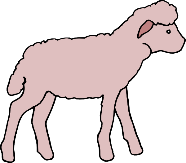 sheep clipart foot