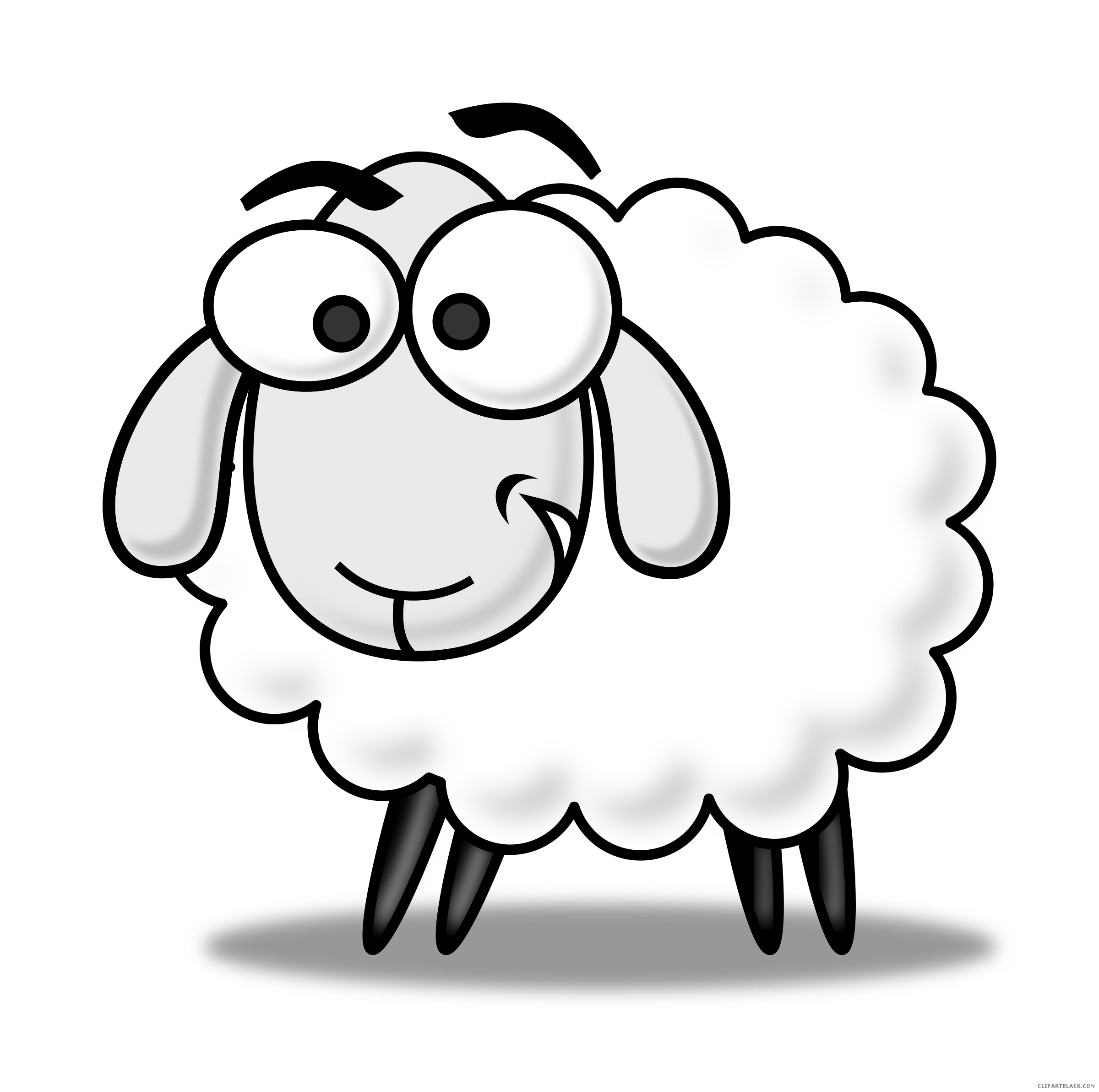 sheep clipart gone astray