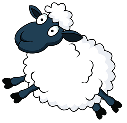 Images gallery for free. Sheep clipart jumping