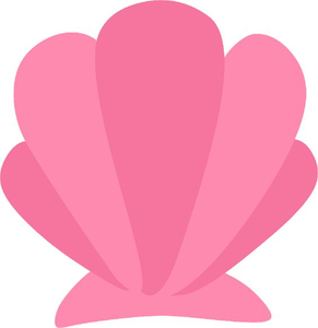 shell clipart pink