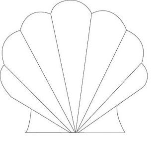 shell clipart template