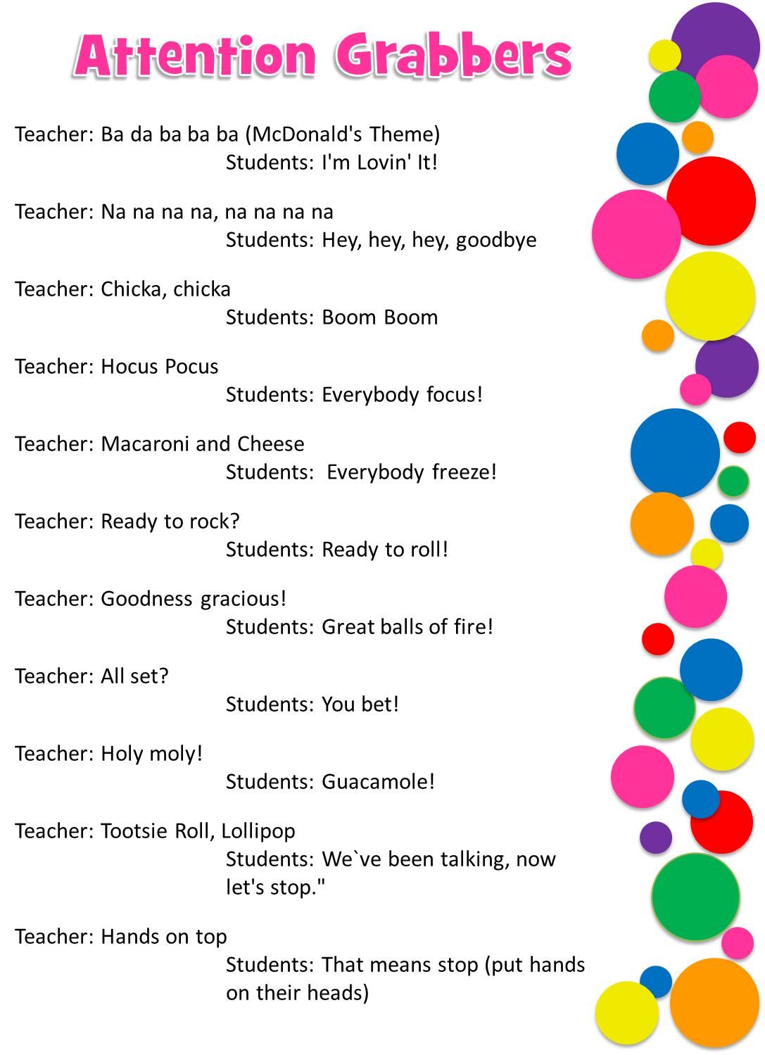 Shhh clipart quiet class. Attention grabbing shout outs