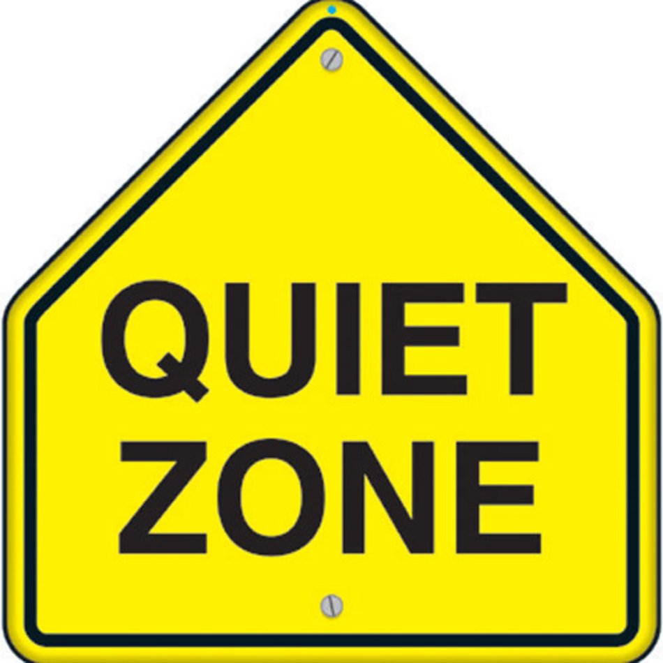 shhh clipart quiet zone