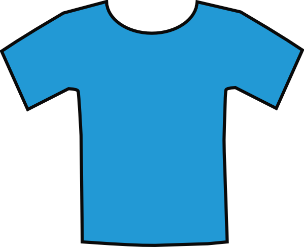 shirts clipart blue