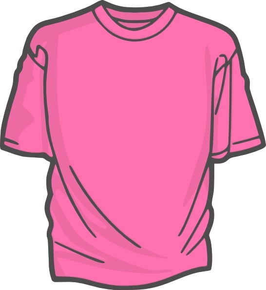 shirt clipart pink shirt