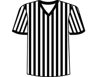 Shirt clipart ref. Referee svg etsy 