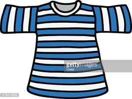 Classic t stock vectors. Shirt clipart striped shirt