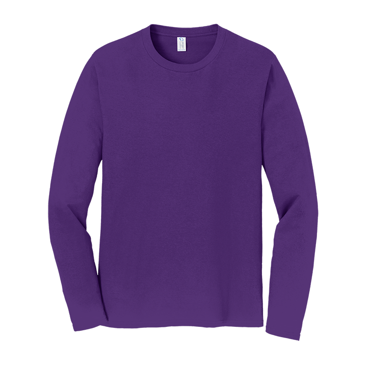 Shirt clipart violet. Men s ring spun