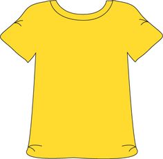 shirt clipart yellow shirt