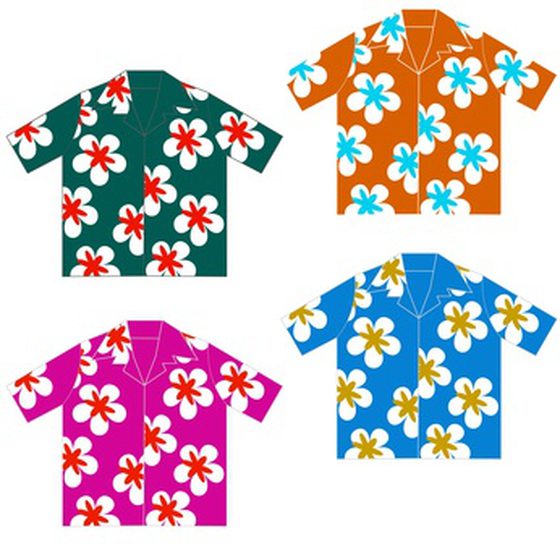 shirts clipart hawaiian attire
