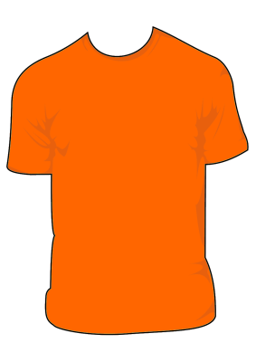 shirts clipart orange shirt