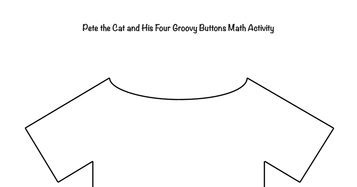 Shirt template pdf . Shirts clipart pete the cat