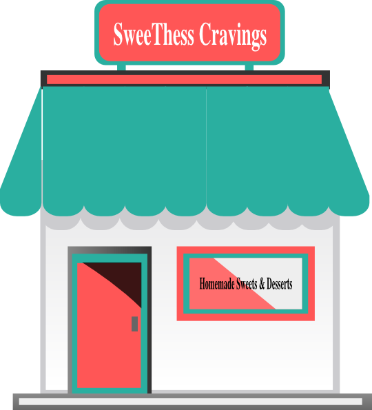 Homemade sweets clip art. Shop clipart awning