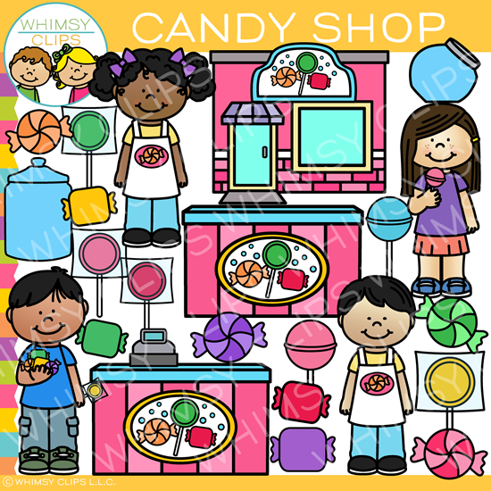 shop clipart candy shop