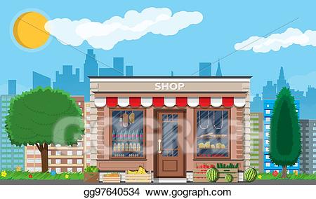 shop clipart city
