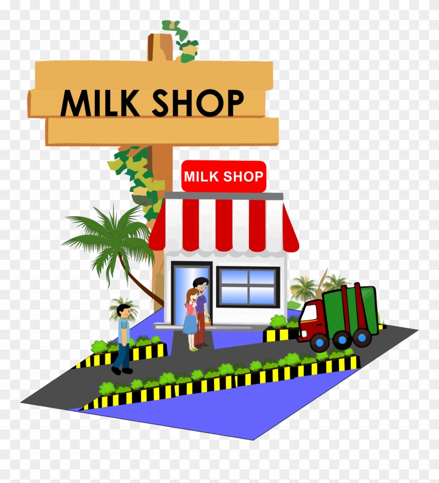 shop clipart dairy shop