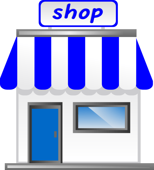 Retailers group retailer cliparts. Shop clipart department
