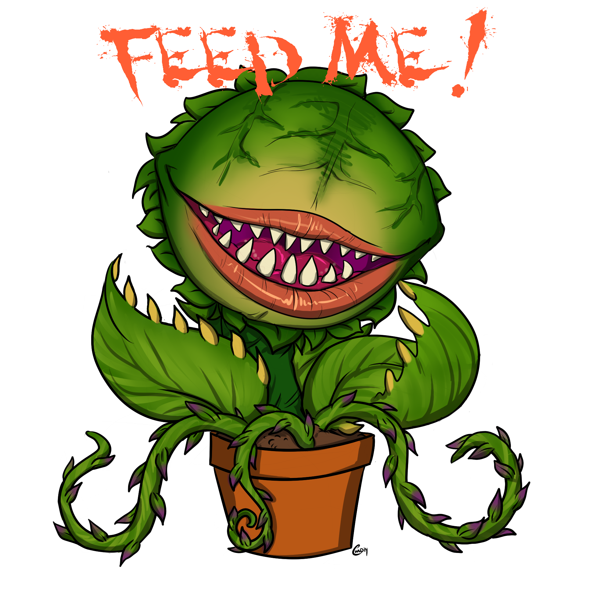 Shop clipart little shop. Of horrors feed me