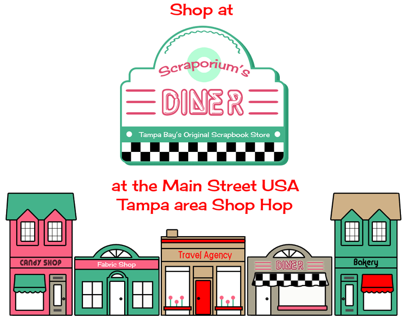 At scraporium s diner. Shop clipart street shop