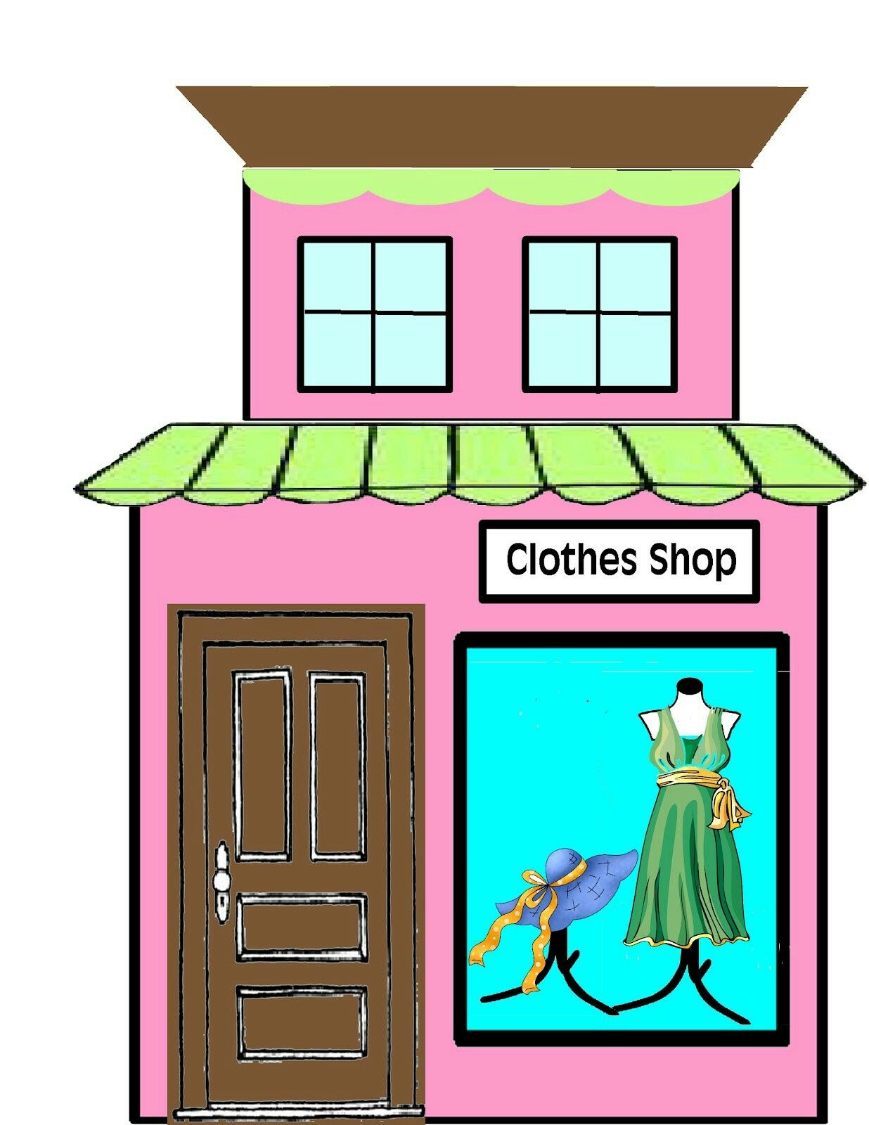 Pin by gayle jones. Shop clipart town shop