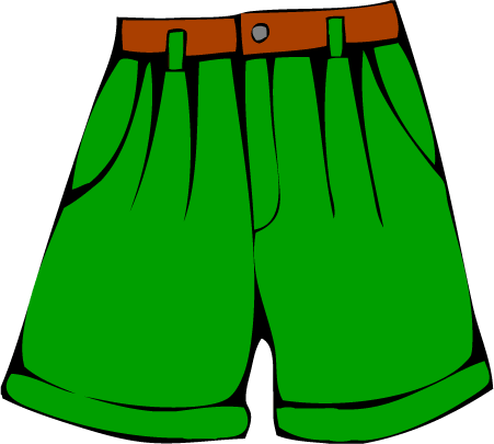 swimsuit clipart pair shorts