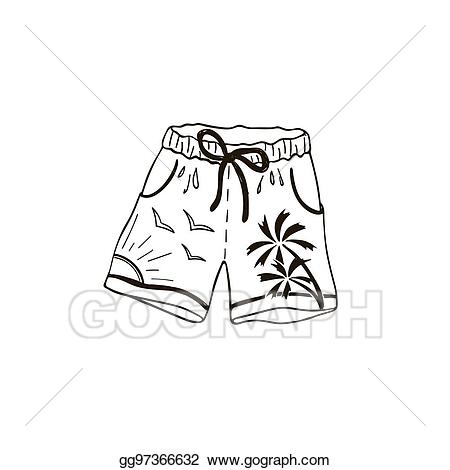 short clipart beach shorts