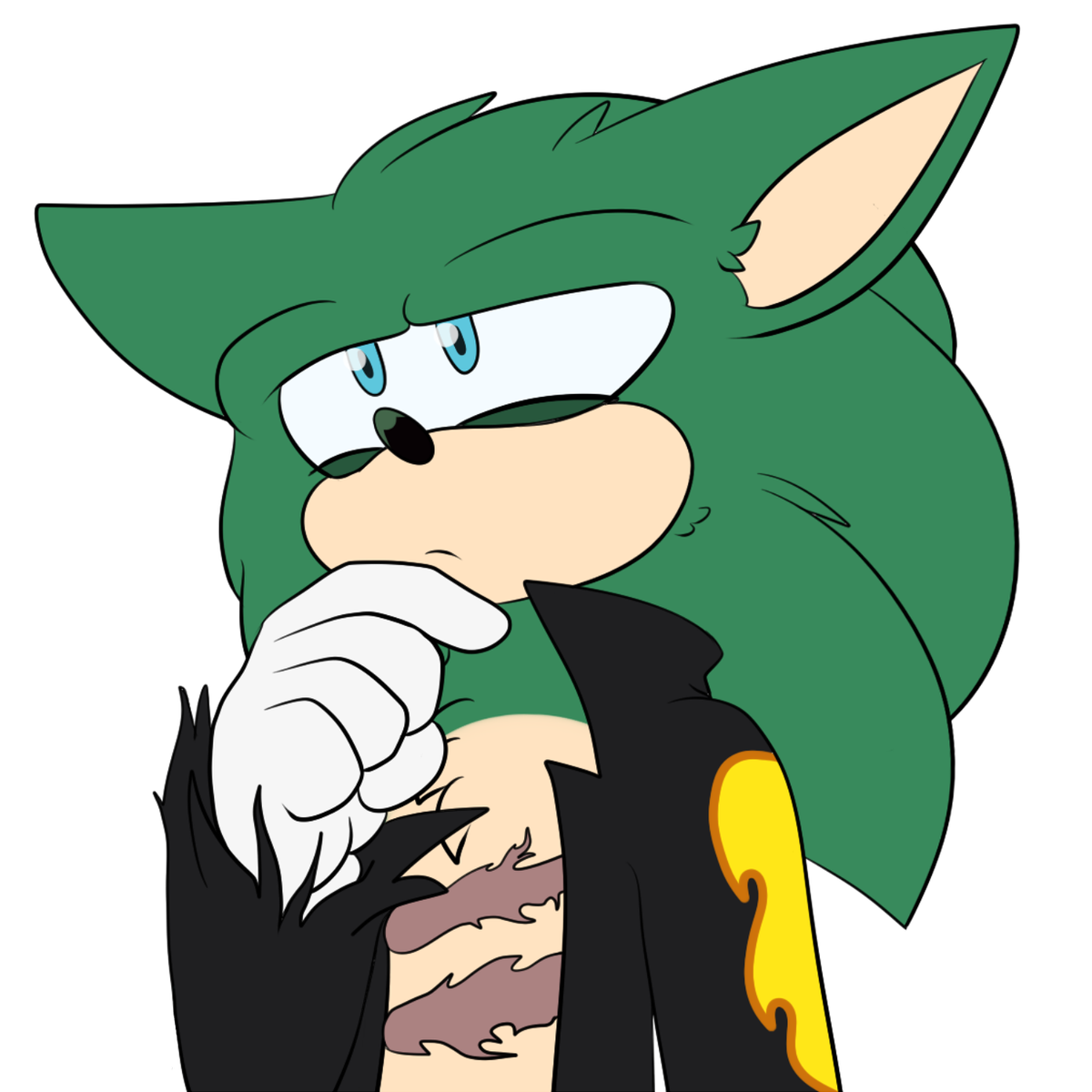 Short clipart curious person. Ashram the fennec on