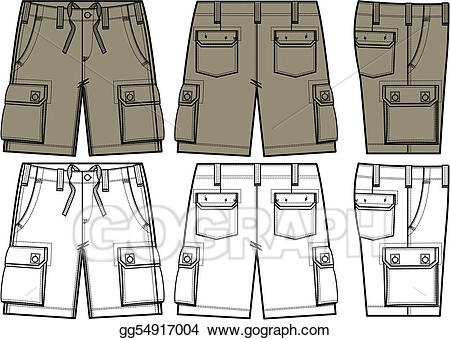 Vector stock in different. Short clipart mens shorts