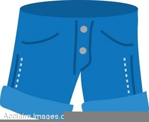 short clipart short jeans