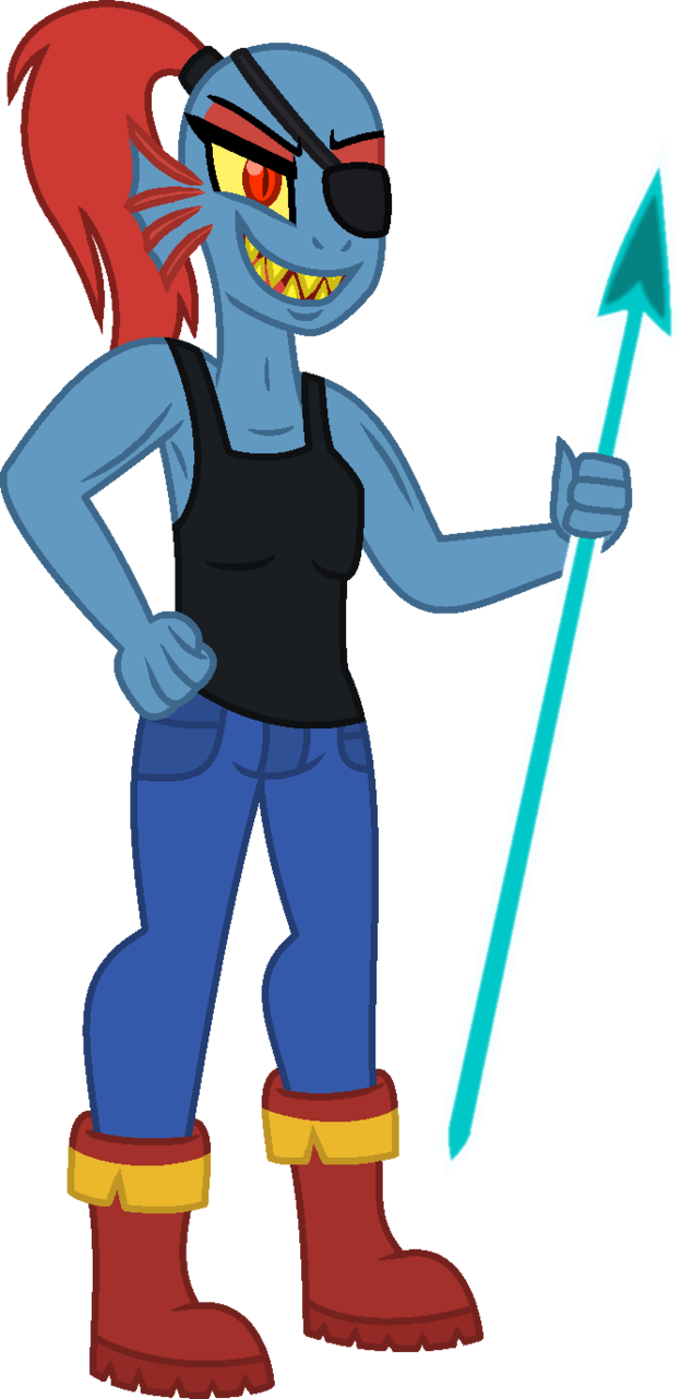 Undyne by starryoak on. Worry clipart mortified