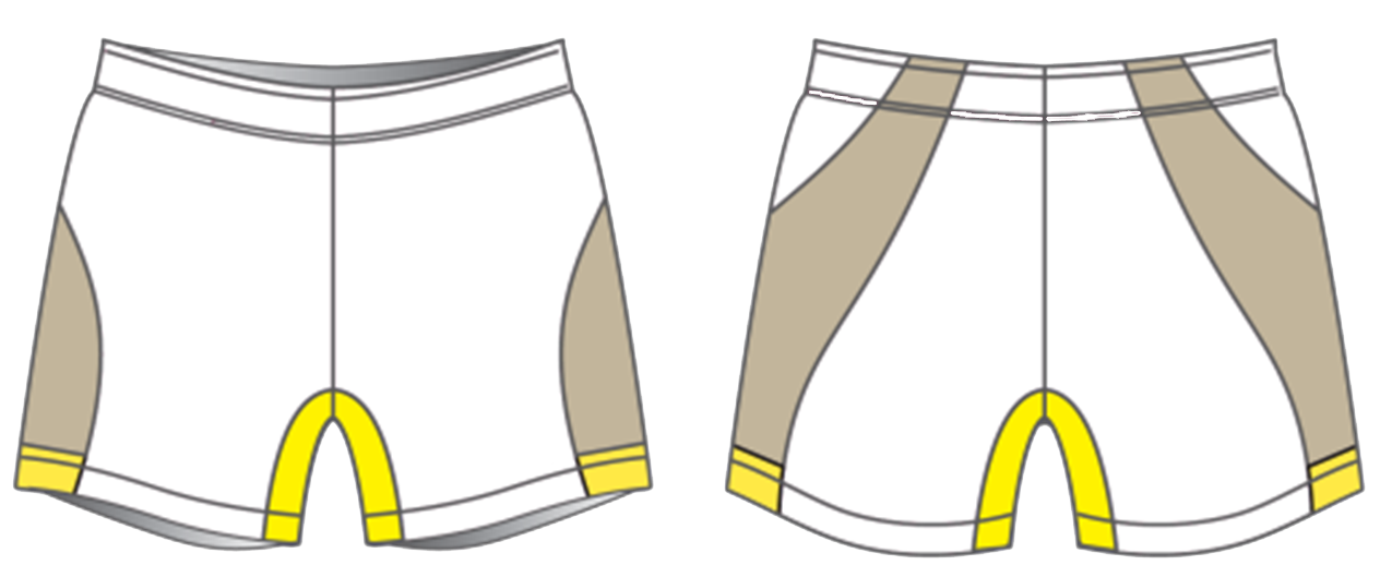 short clipart yellow shorts