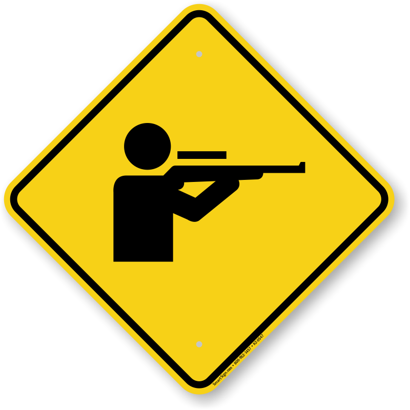 shot clipart gun range