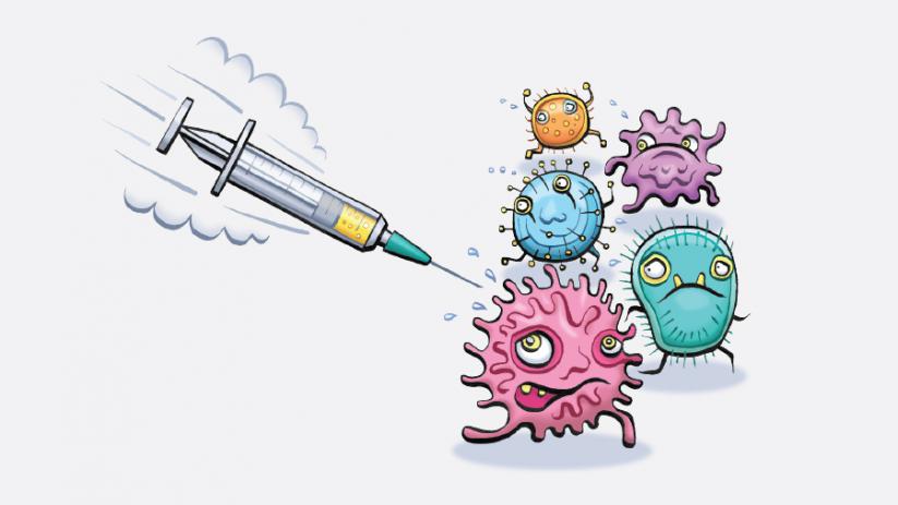 A in the arm. Shot clipart polio vaccine