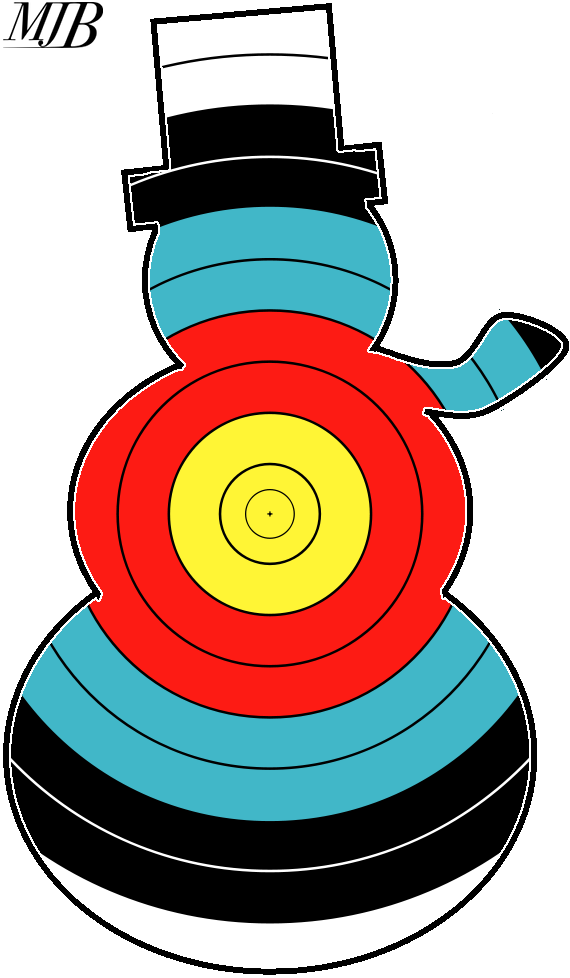 Archery faces calcresult festive. Shot clipart shooting target