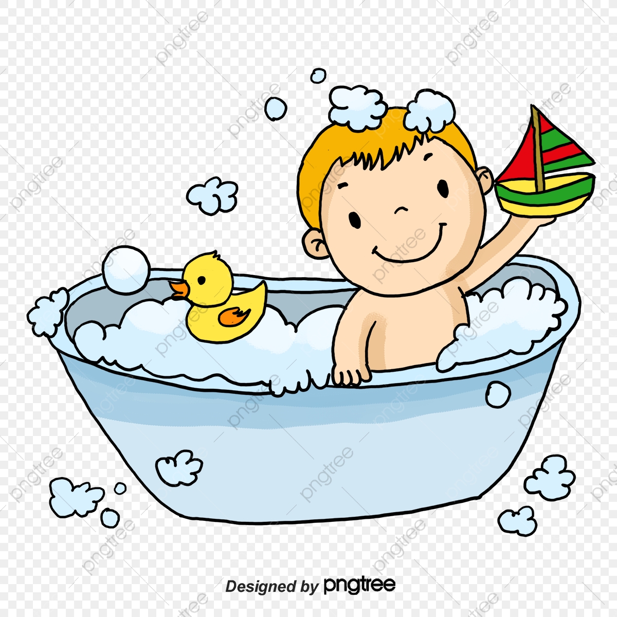 showering clipart activity