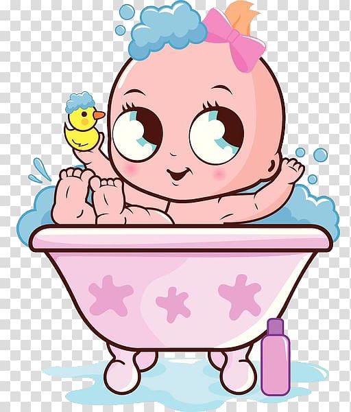 showering clipart bubble bath