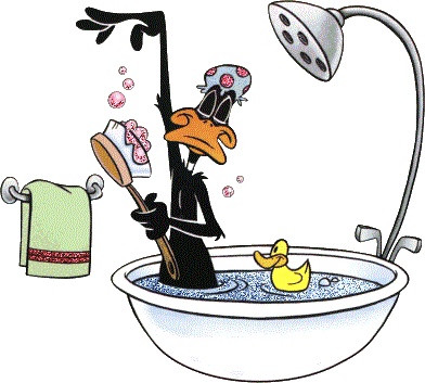 showering clipart cartoon