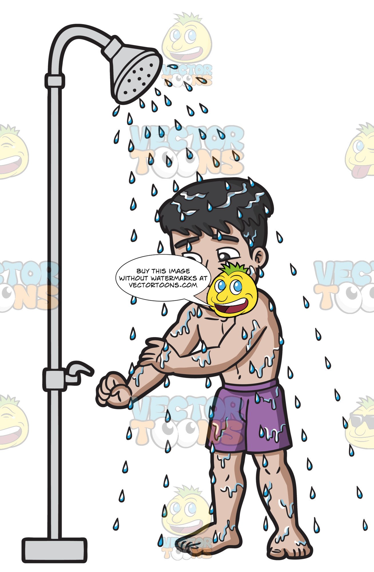 showering clipart clean shower