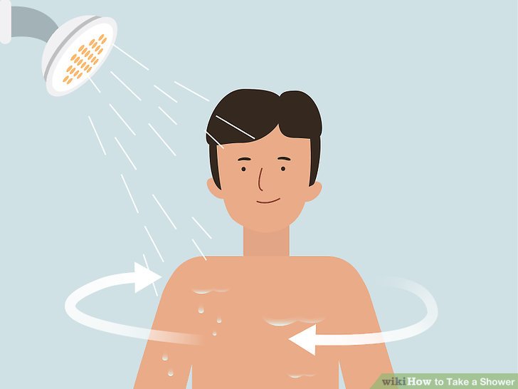 showering clipart clean shower