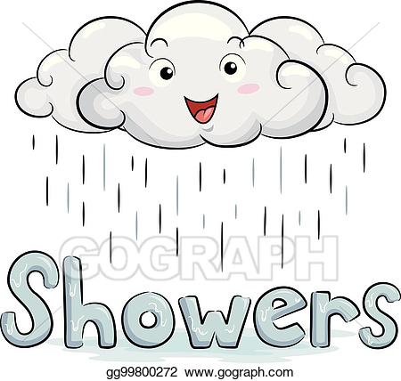 showering clipart cloud