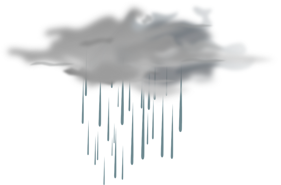 showering clipart light rain