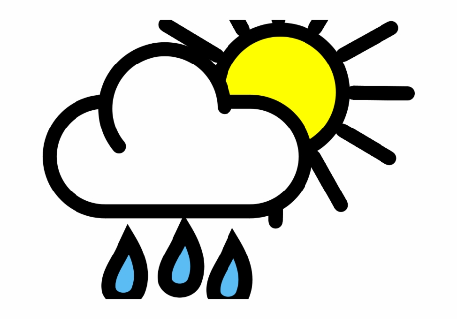 showering clipart light rain