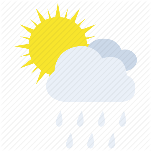 showering clipart light rain